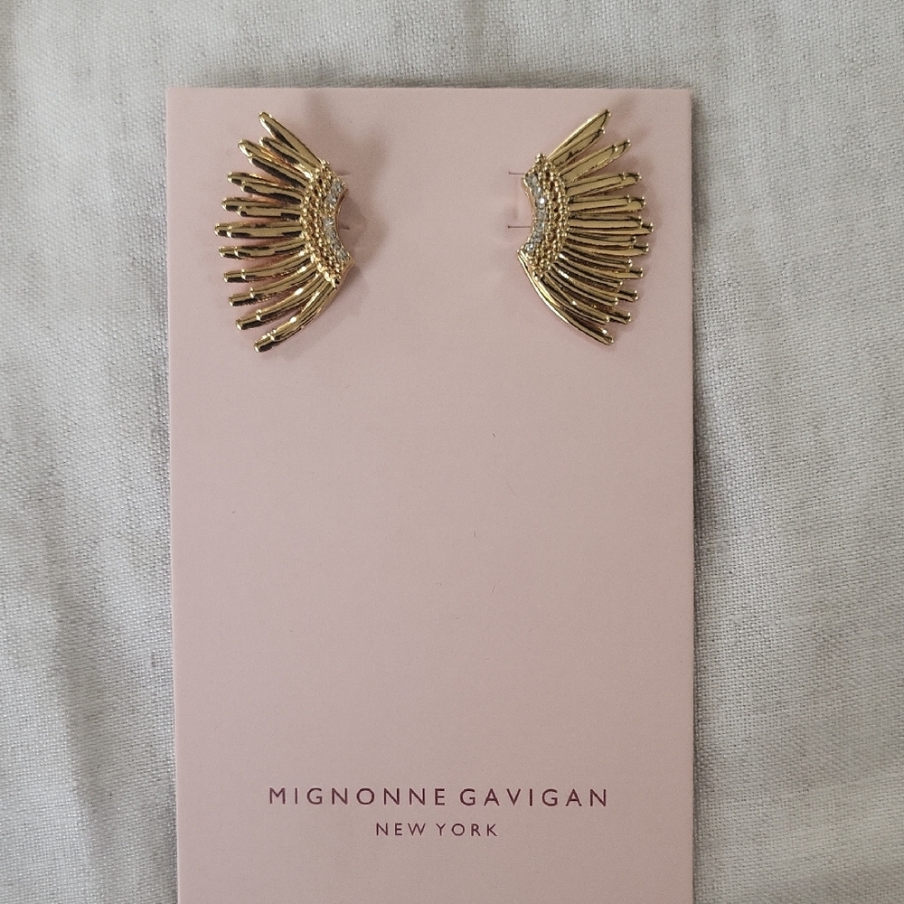 Mignonne Gavigan Gold Wing Earrings